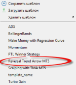 шаблон Reversal Trend Arrow MT5